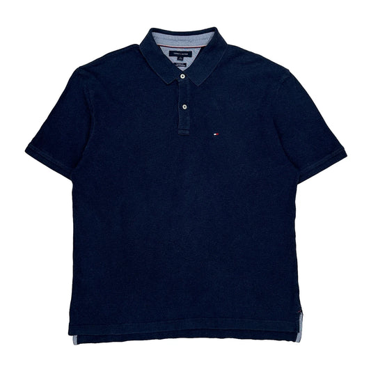 Vintage Tommy Hilfiger Polo Shirt - XL Navy Cotton