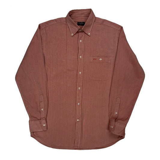Paul & Shark Shirt - Medium Red Cotton