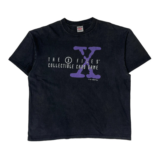 The X-Files Oneita Graphic T-Shirt - 2XL Black Cotton