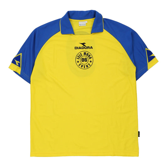 Vintage yellow Diadora Top - mens x-large