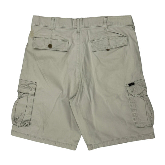 Lee Cargo Shorts - 34W 10L Beige Cotton