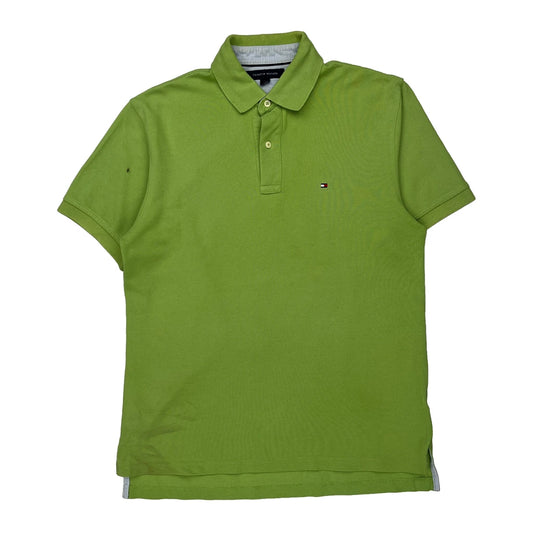 Tommy Hilfiger Polo Shirt - Medium Green Cotton