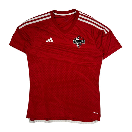 Lakota Fc Adidas Football Shirt - Large Red Polyester