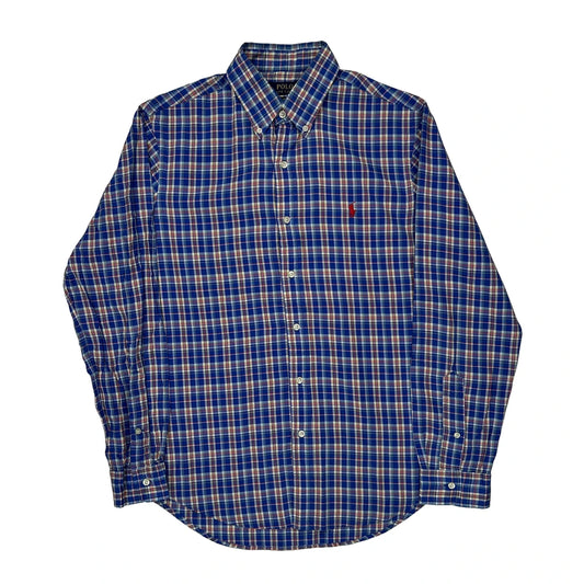 Ralph Lauren Checked Shirt - Medium Red Cotton
