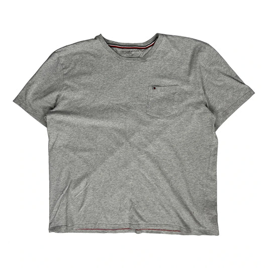 Vintage Tommy Hilfiger T-Shirt - XL Grey Cotton