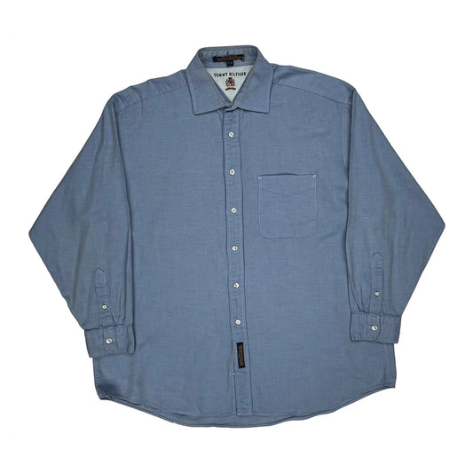Tommy Hilfiger Shirt - XL Blue Cotton