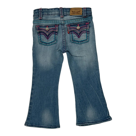 Age 12 Levis Boot Cut Jeans - 3XS Blue Cotton