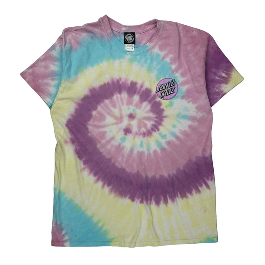 Santa Cruz Tie-Dye T-Shirt - Large Multicoloured Cotton