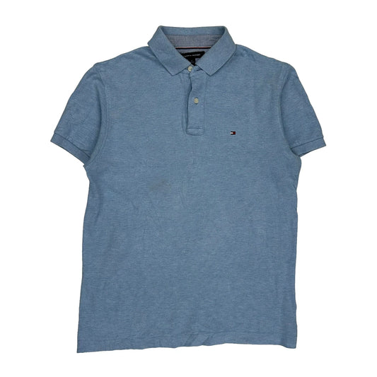 Tommy Hilfiger Polo Shirt - Medium Blue Cotton