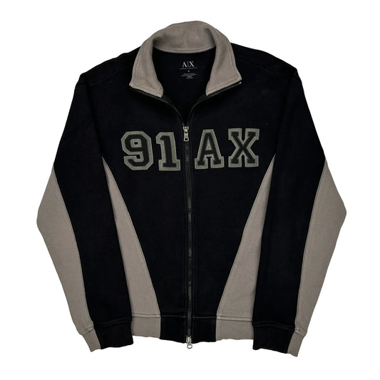 91 Ax Armani Exchange Track Jacket - Small Black Cotton