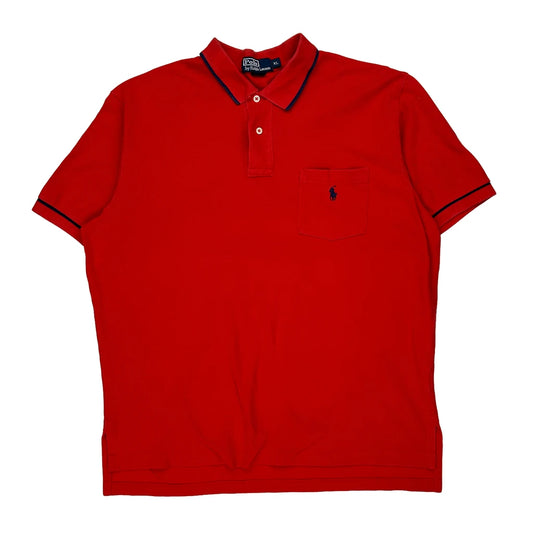 Polo By Ralph Lauren Polo Shirt - XL Red Cotton