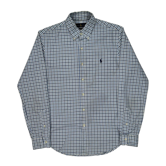 Ralph Lauren Checked Shirt - Medium Blue Cotton