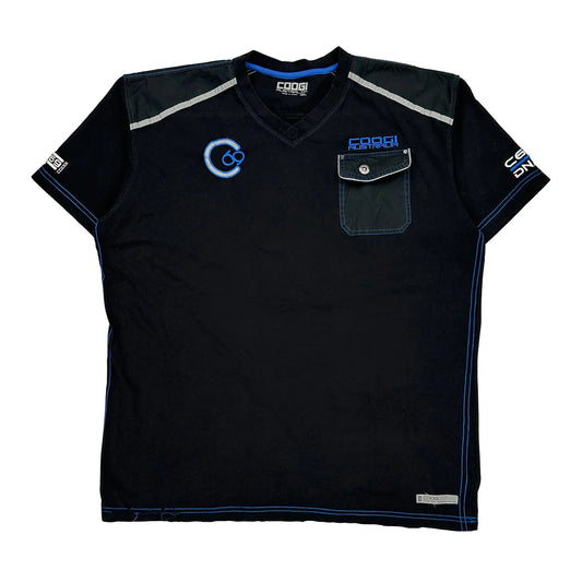 Coogi T-Shirt - 4XL Black Cotton