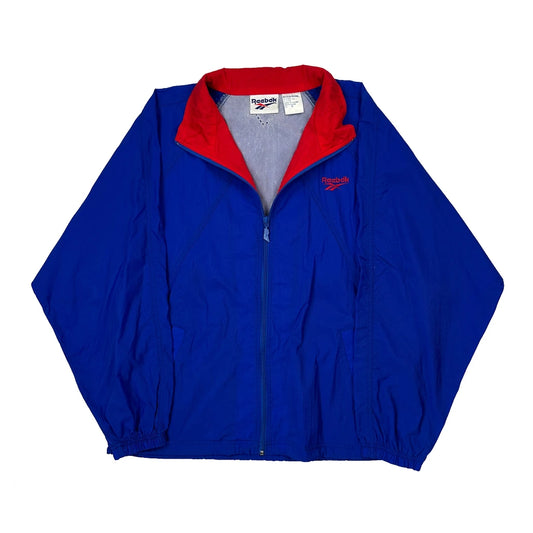Reebok Windbreaker - Medium Blue Nylon