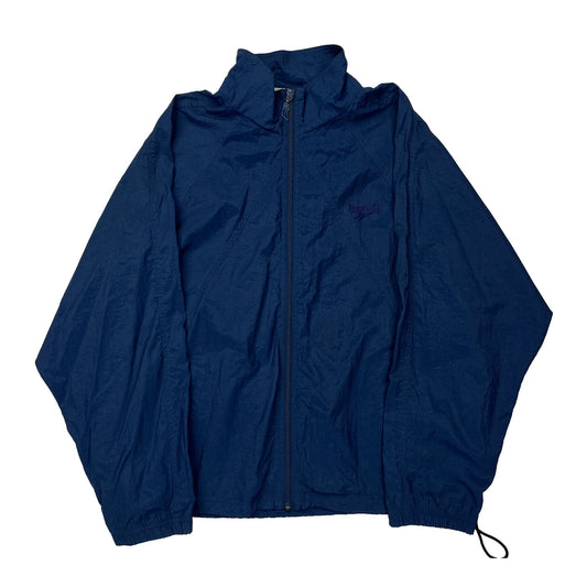 Reebok Windbreaker - Medium Blue Nylon