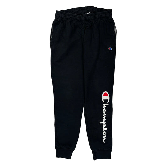 Authentic Athleticwear Champion Spellout Joggers - Large Black Cotton