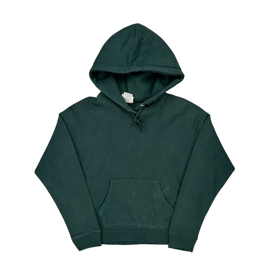 Reverse Weave Champion Hoodie - Medium Green Cotton Blend