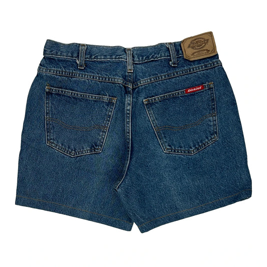Dickies Denim Shorts - 31W UK 12 Blue Cotton