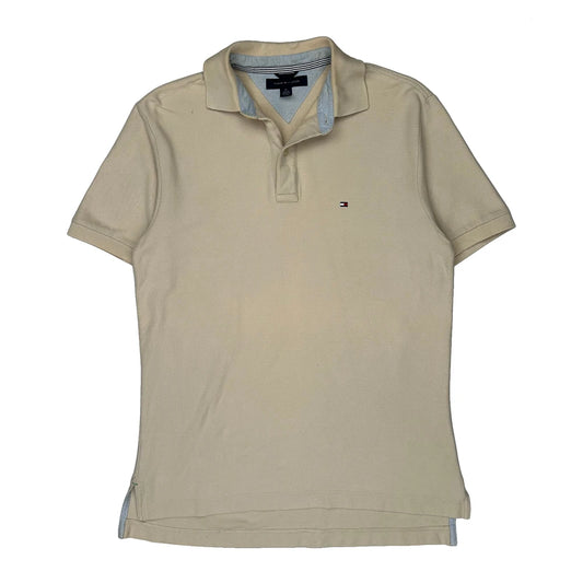Tommy Hilfiger Polo Shirt - Medium Beige Cotton