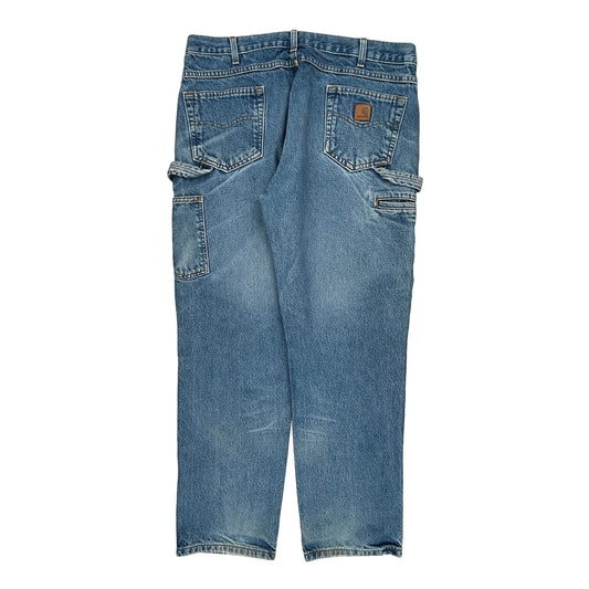 Carhartt Carpenter Jeans - 38W 30L Blue Cotton