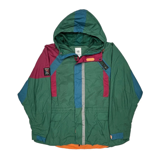 Adidas Atric Lite Windbreaker - Large Blue Polyester