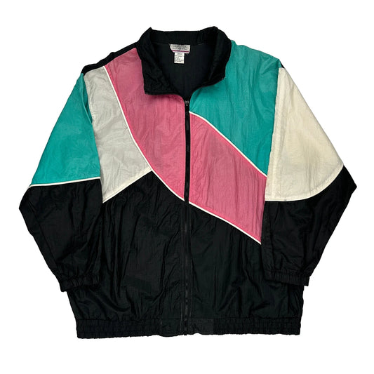 1980'S Bridge Gate Shell Jacket - XL Multicoloured Nylon