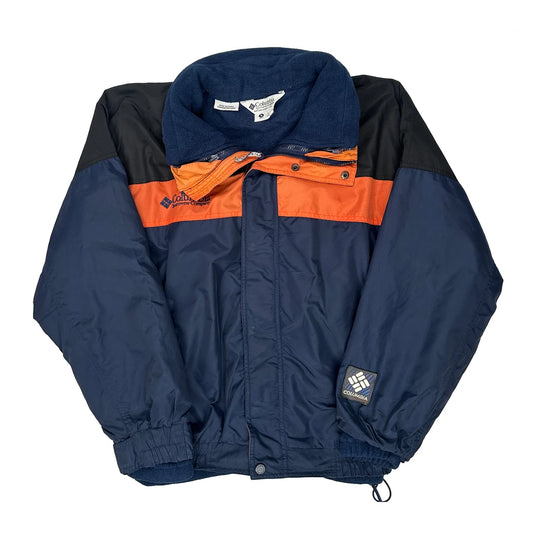 Columbia Ski Jacket - Medium Blue Polyester