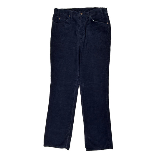 Levis Cord Trousers - 32W 30L Navy Corduroy