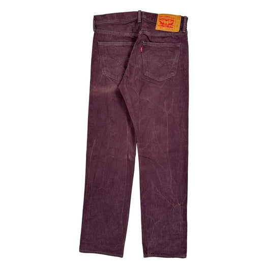 Levis Jeans - 32W 34L Purple Cotton