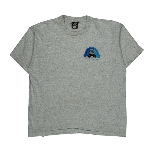 Screen Stars T-Shirt - XL Grey Cotton Blend
