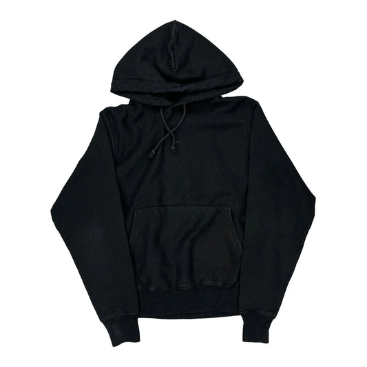 Champion Hoodie - Small Black Cotton Blend