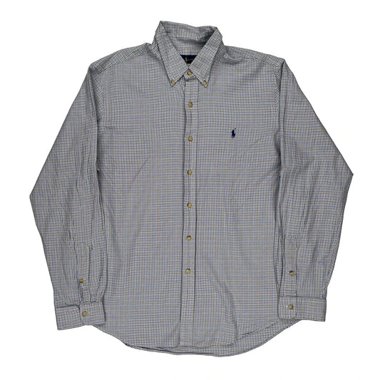 Ralph Lauren Checked Shirt - XL Blue Cotton