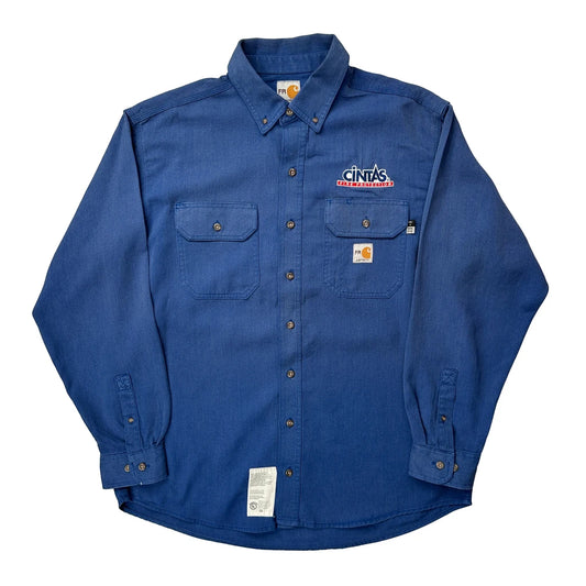 Carhartt Shirt - Large Blue Tencel Blend