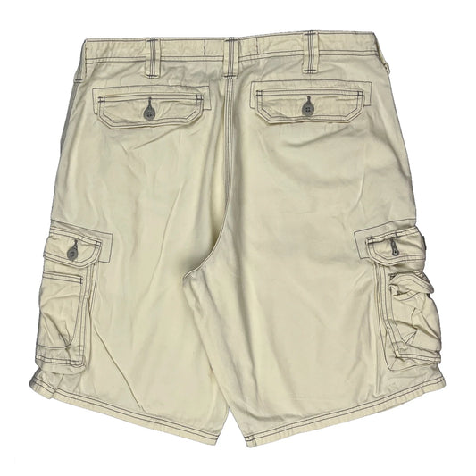 Lee Cargo Shorts - 34W 10L Beige Cotton