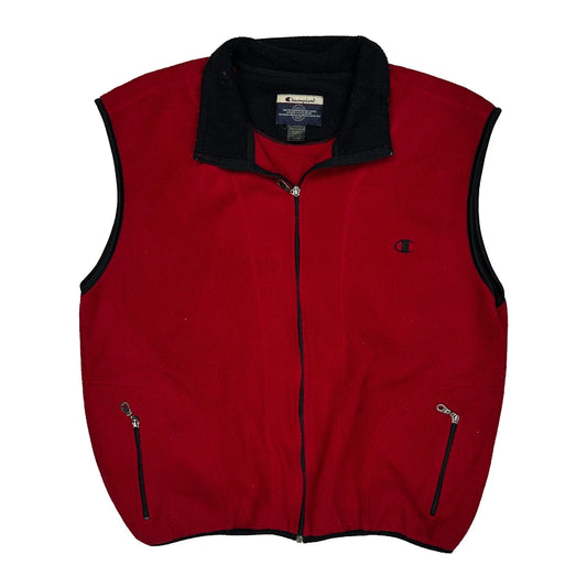 Champion Gilet - Large Red Polyester