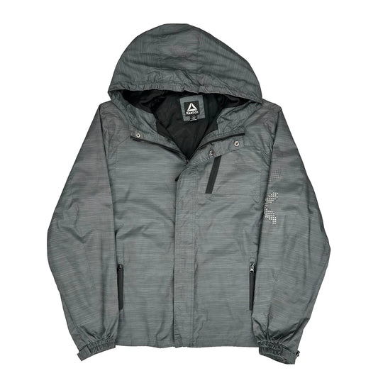 Reebok Waterproof Jacket - Large Grey Polyester