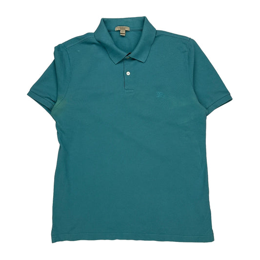 Burberry Brit Polo Shirt - Large Green Cotton