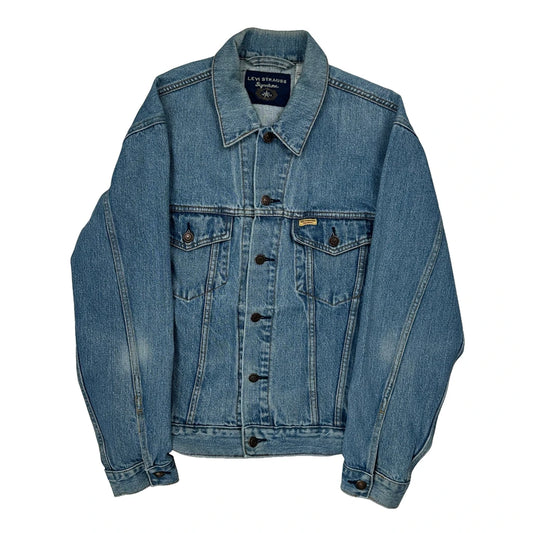 Vintage Levis Denim Jacket - Small Blue Cotton