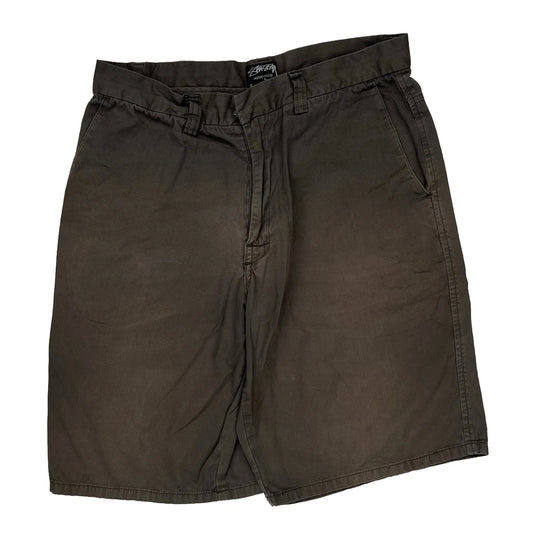 Stussy Shorts - 32W 10L Grey Cotton