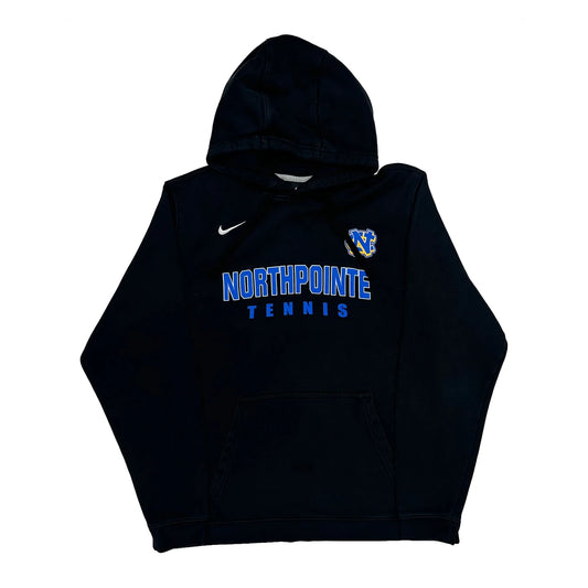 Vintage Northpointe Tennis Nike College Hoodie - XL Black Cotton
