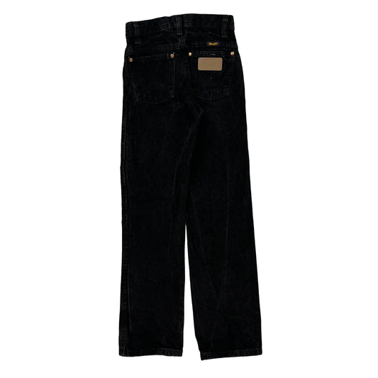 Age 10 Wrangler Slim Jeans - Medium Black Cotton