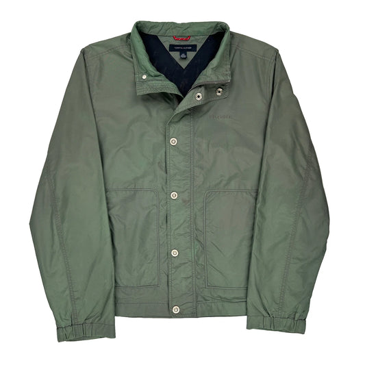Tommy Hilfiger Jacket - Large Green Polyester