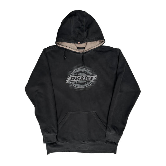 Vintage Dickies Hoodie - XL Black Cotton Blend