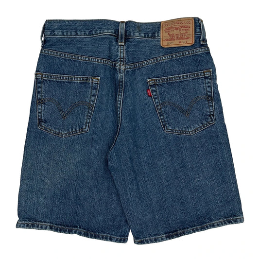 Levis Denim Shorts - 30W 10L Blue Denim