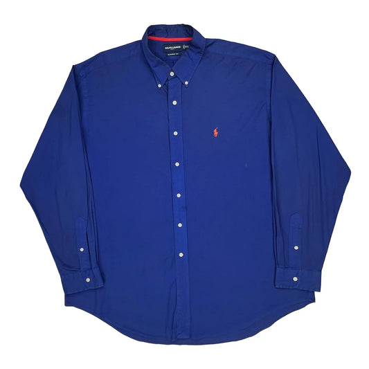 Ralph Lauren Shirt - 2XL Blue Cotton