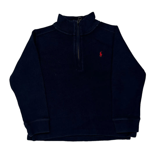 Polo By Ralph Lauren 1/4 Zip - XS Navy Cotton