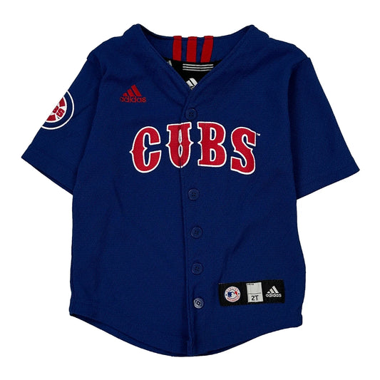 Age 2 Adidas Jersey - XS Blue Polyester