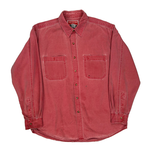 Marlboro Shirt - Large Red Cotton