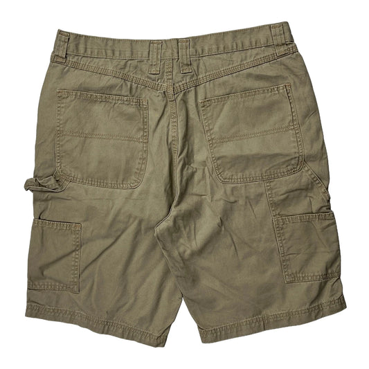 Vintage American Eagle Cargo Shorts - 33W 10L Beige Cotton