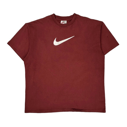 Nike T-Shirt - XL Red Cotton